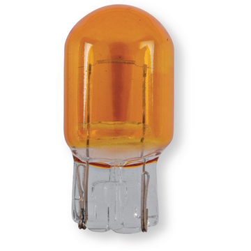 Boîte de 10 Ampoules témoin Wedge orange 12 V 21 W culot W3x16d